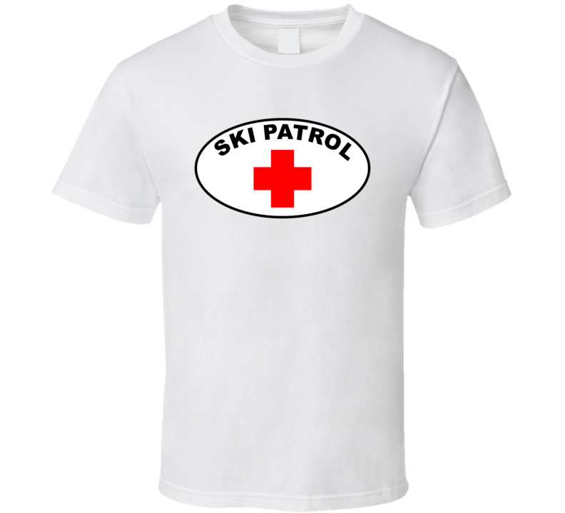 Ski Patrol Decals T Shirt Ski Patrol Decals T Shirt