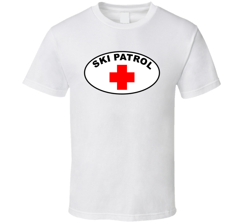 Ski Patrol Decals T Shirt