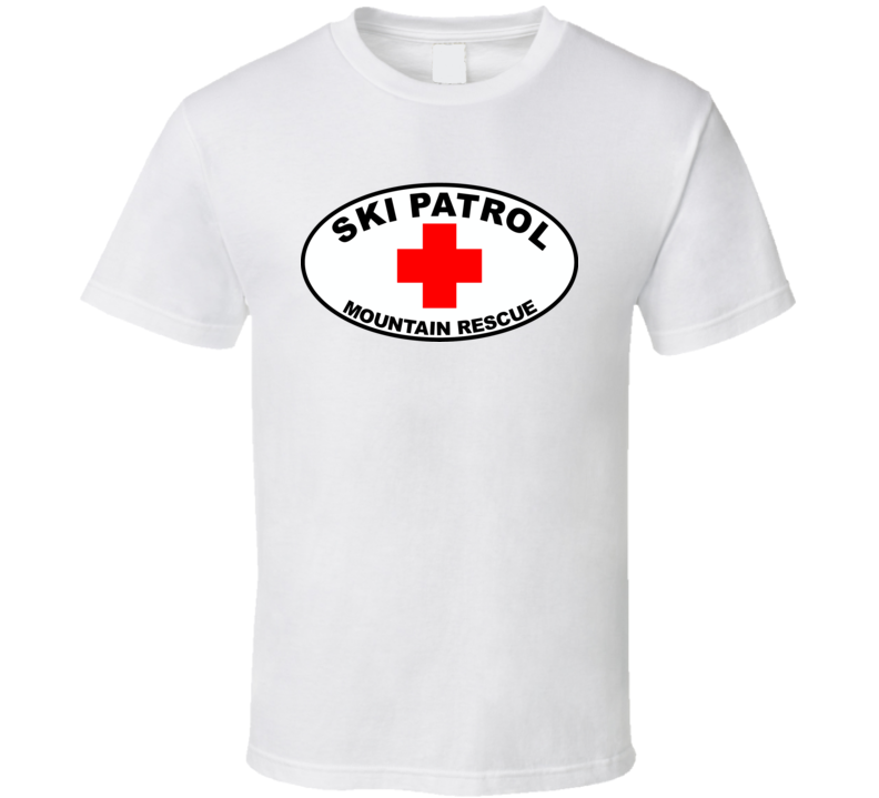 Oval Ski Patrol Mountain Rescue T Shirt Oval Ski Patrol Mountain Rescue T Shirt