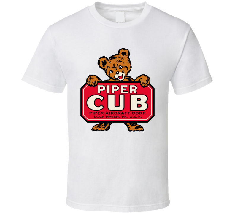 Vintage Piper Cub Banner T Shirt Vintage Piper Cub Banner T Shirt