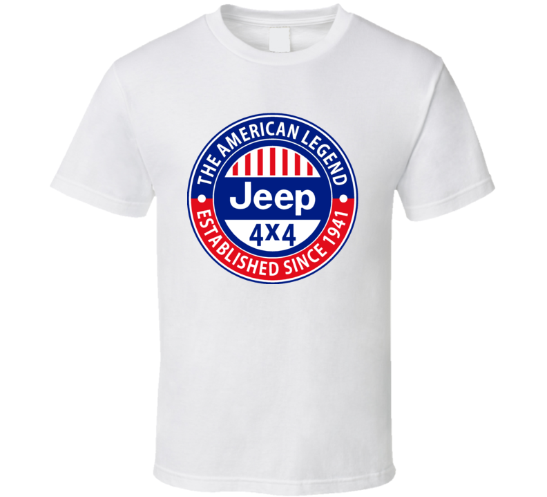 Jeep Legend Decals T Shirt Jeep Legend Decals T Shirt