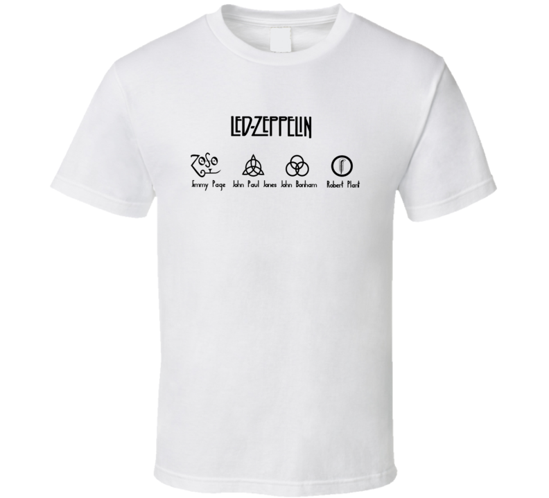 Led Z Icon T Shirt Led Z Icon T Shirt
