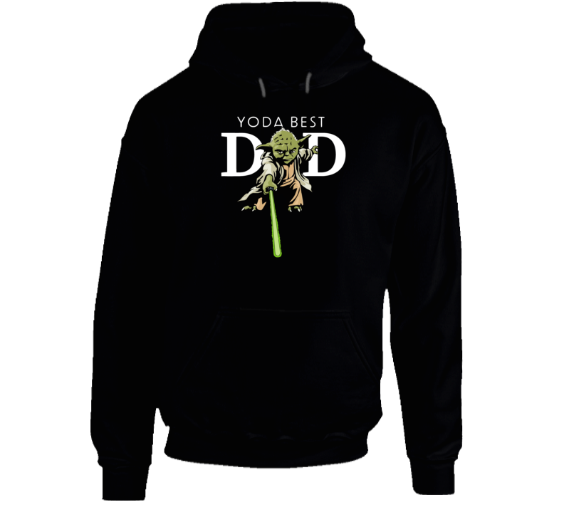 Yoda Lightsaber Best Dad Father's Day Hoodie