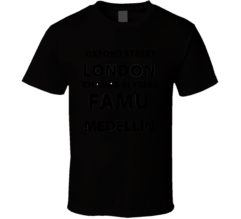 Oxford Street Famu Medellin T Shirt Oxford Street Famu Medellin T Shirt