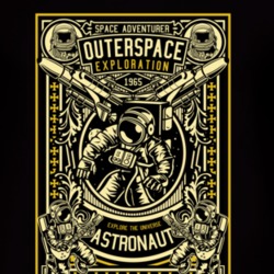 Astronaut Outerspace Exploration T Shirt 39299593