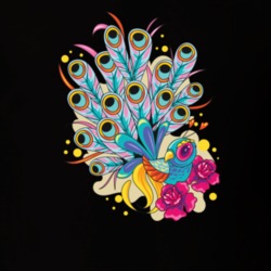 Cool Dragon Peacock T Shirt 39299804