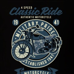 Classic Ride Military Pride T Shirt 39299811