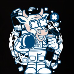Cow Astronaut T Shirt 39299836