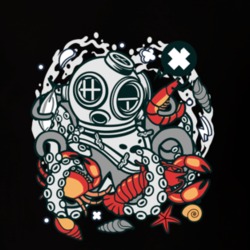 Diver Octopus T Shirt 39299855