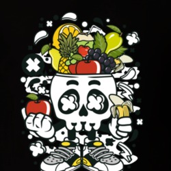 Fruit Skull Head T Shirt 39299932