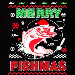 Fishing Xmas T Shirt 39299942