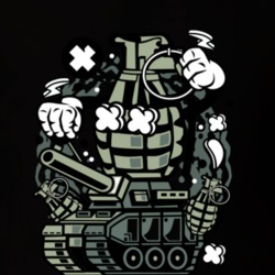Grenade War Tank T Shirt 39299999