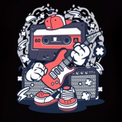 Cassette Rock Star T Shirt 39301414