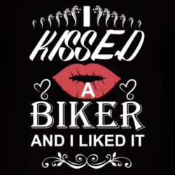 I Kissed Biker T Shirt 39301418