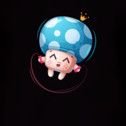 Jumping Mushroom T Shirt 39301453