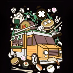 Japanese Food Van T Shirt 39301458