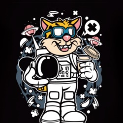 Leopard Astronaut T Shirt 39301460