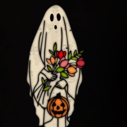 Boo Floral Halloween T Shirt 39327675