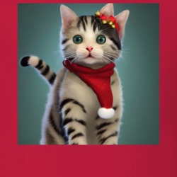 Cute Cat Christmas Santa Claus New T Shirt 39352334