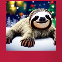 Cute Silly Sloth In Fantasy Land Christmas Gift T Shirt 39352344