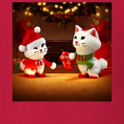 Cute Cat In Fantasy Land Christmas Gift T Shirt 39352345