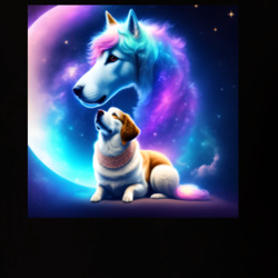 Dog Miss Dream Unicorn Friend In Outer Space T Shirt 39525452