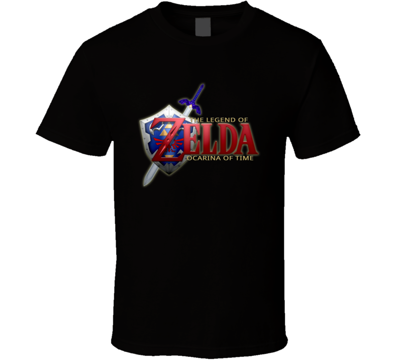 The Legend Of Zelda Ocarina Of Time Classic Video Game T Shirt