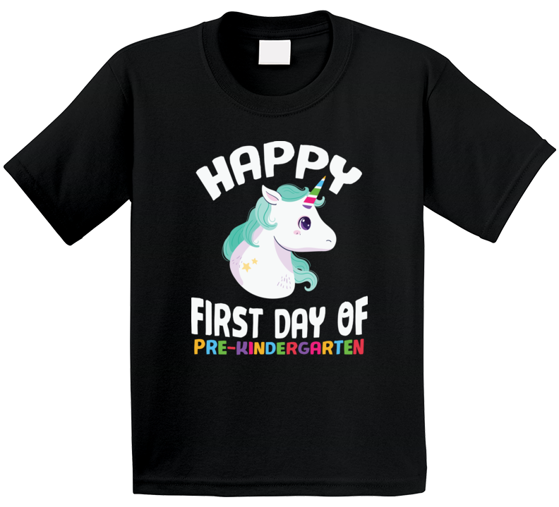 Unicorn First Day Of Prek, First Day Of School, Gift Kids Tee, Back To School T Shirt