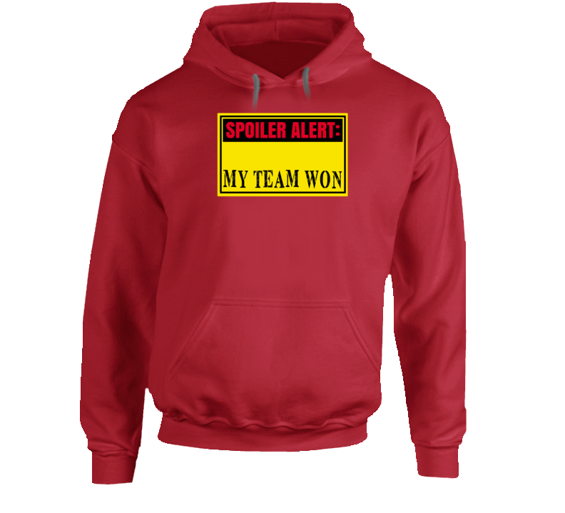 My Team Won Hoodie My Team Won Hoodie