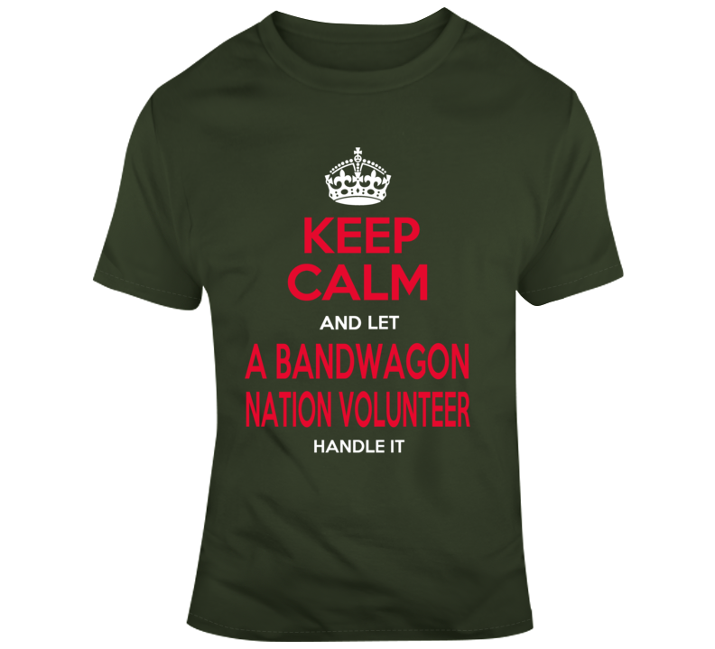 Bandwagon Volunteer T Shirt Bandwagon Volunteer T Shirt