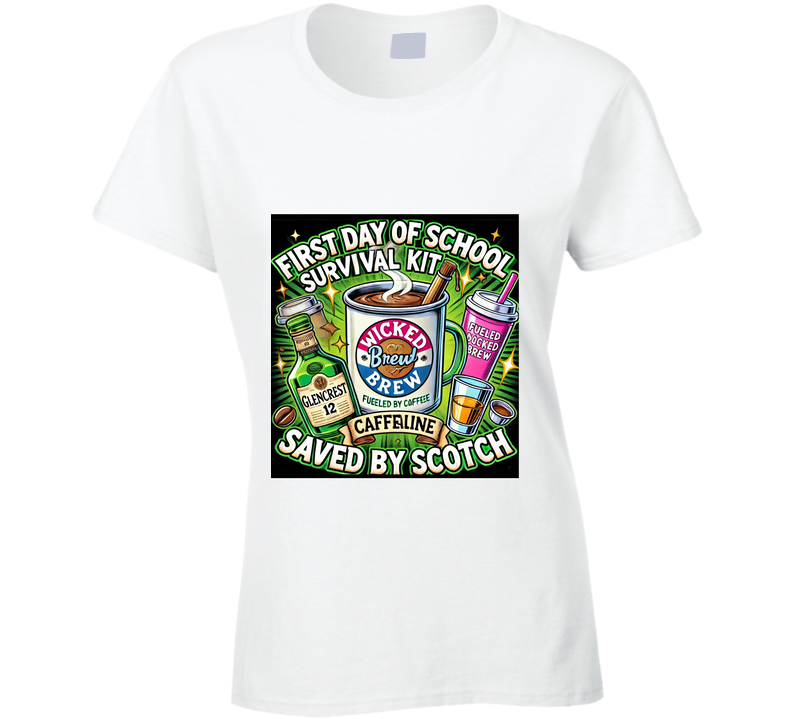 First Day Of School Ladies T Shirt First Day Of School Ladies T Shirt