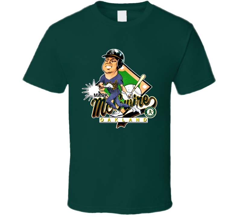 Mark Mcgwire Retro Baseball Caricature T Shirt Mark Mcgwire Retro Baseball Caricature T Shirt