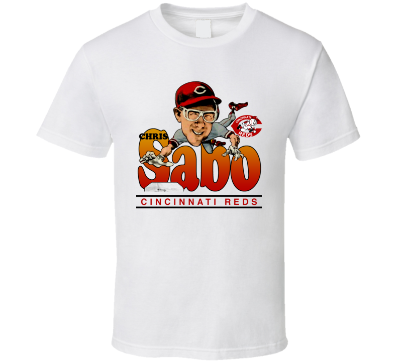 Chris Sabo Retro Baseball Caricature T Shirt Chris Sabo Retro Baseball Caricature T Shirt