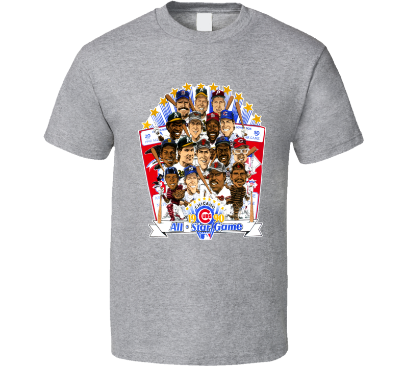 Will Clark Sabo Griffey All Star Baseball Caricature T Shirt Will Clark Sabo Griffey All Star Baseball Caricature T Shirt