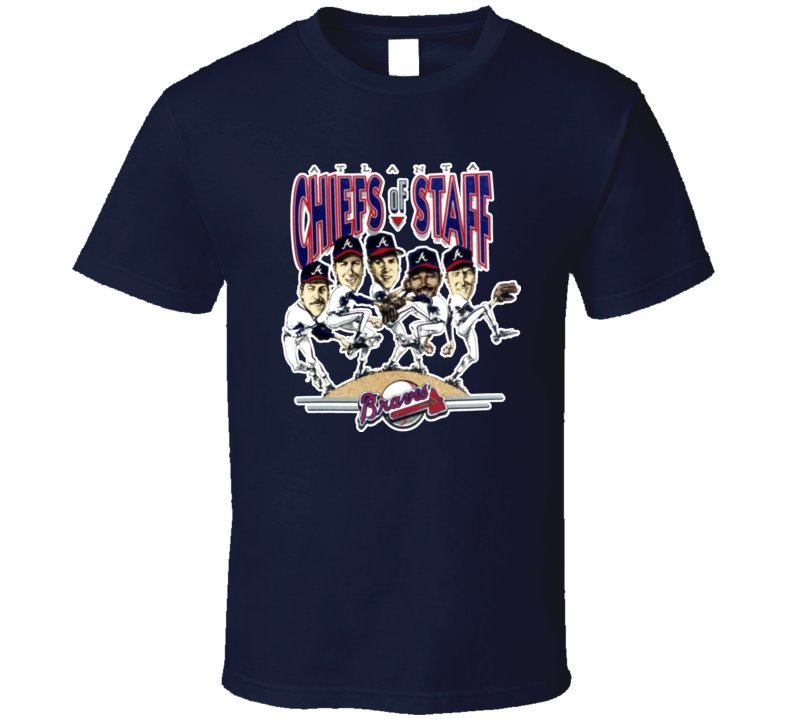 Atlanta Baseball Smoltz Glavine Caricature T Shirt Atlanta Baseball Smoltz Glavine Caricature T Shirt