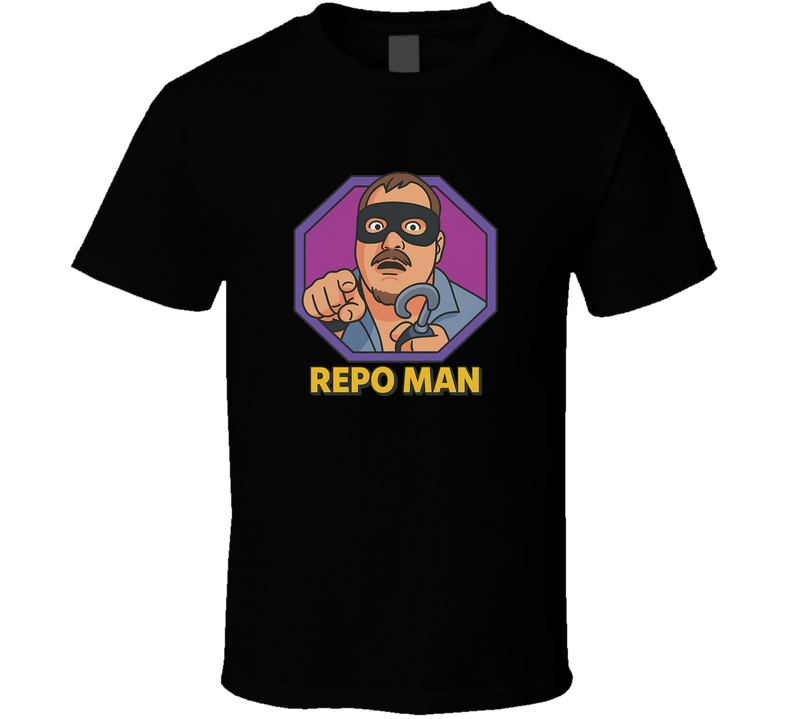 Repo Man Retro Wrestling Cartoon T Shirt