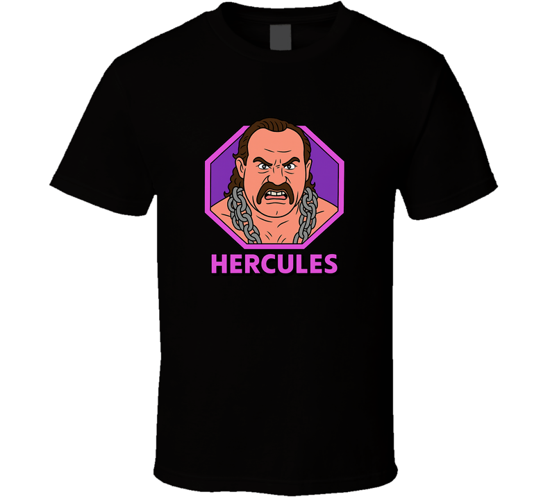 Hercules Retro Wrestling Cartoon T Shirt