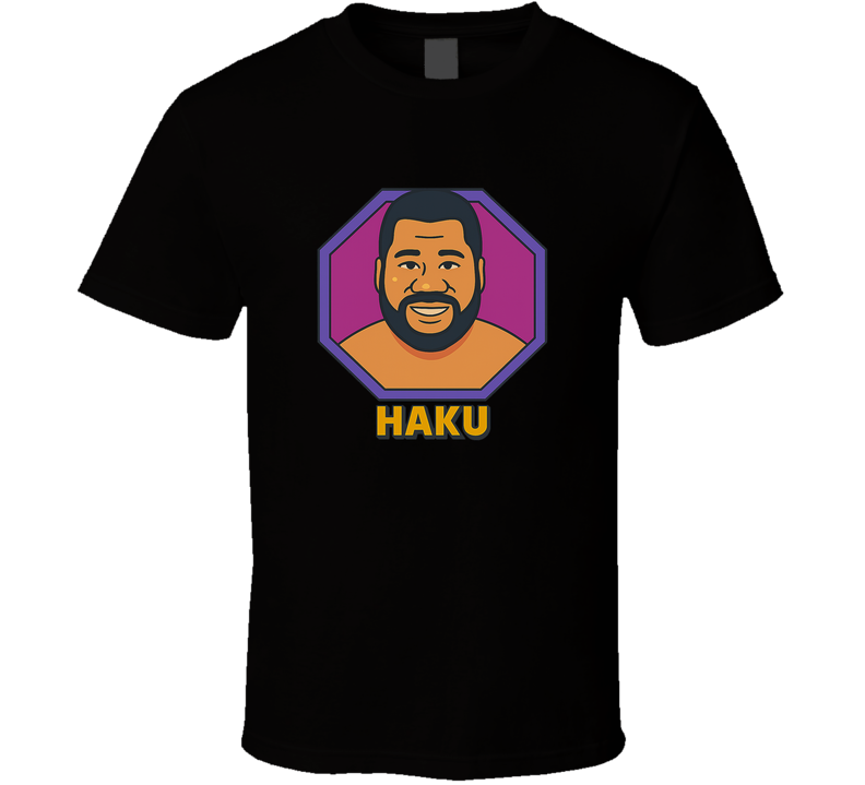 Haku Retro Wrestling Cartoon T Shirt