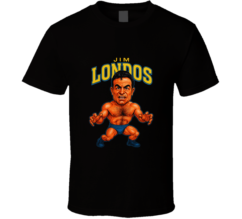 Jim Londos Wrestling Legend Retro Wrestling Legend Caricature T Shirt