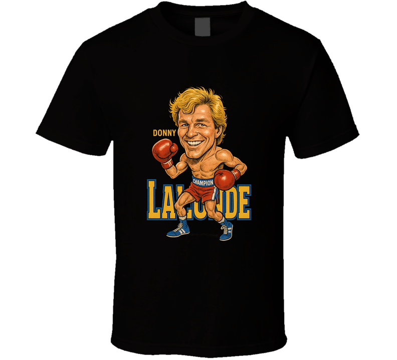Donny Lalonde Retro Caricature Boxing T Shirt