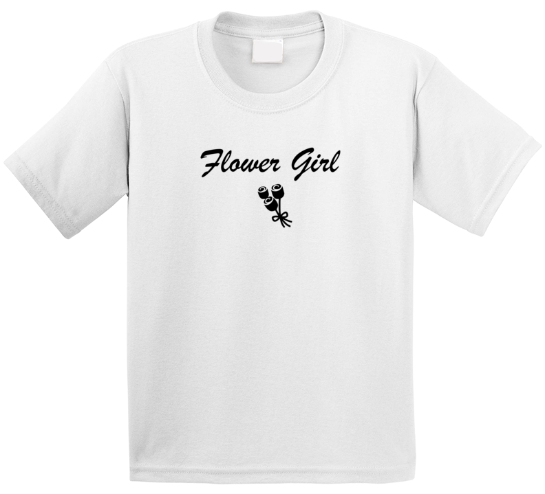 Flower Girl Wedding Kids Tshirt
