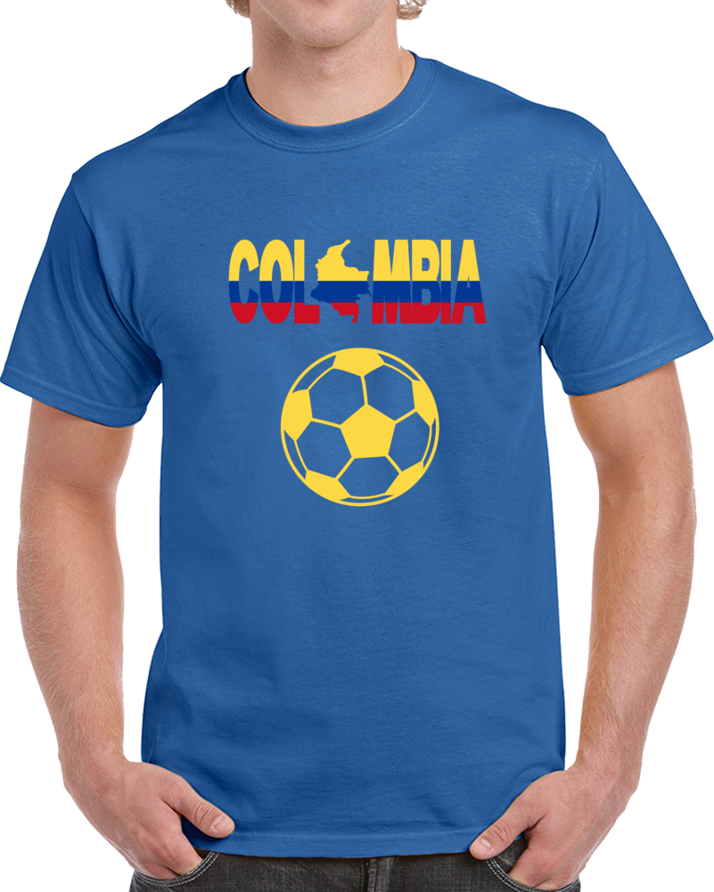 Colombia National Soccer Football Team Soccer Ball Unisex Tshirt Colombia National Soccer Football Team Soccer Ball Unisex Tshirt