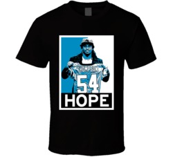 Shaq Thompson Hope Poster Parody Carolina Football Draft 2015 Sports T Shirt 12042432