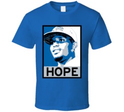 Ameer Abdullah Hope Poster Parody Detroit Football Draft 2015 Sports T Shirt 12391769