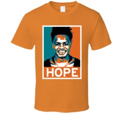 Bobby McCain Hope Poster Parody Miami Football Draft 2015 Sports T Shirt 12769092