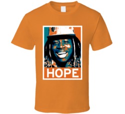 Jay Ajayi Hope Poster Parody Miami Football Draft 2015 Sports T Shirt 12769235