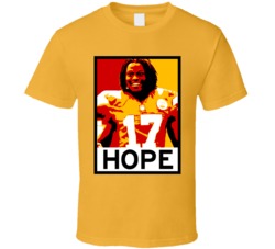 Chris Conley Hope Poster Parody Kansas City Football Draft 2015 Sports T Shirt 12836251