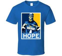 Melvin Gordon Hope Poster San Diego Football Draft 2015 Sports T Shirt 13117351