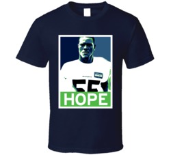 Frank Clark Hope Poster Seattle Football Draft 2015 Sports T Shirt 14364537