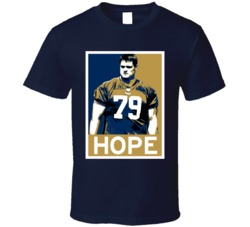 Rob Havenstein Hope Poster St Louis Football Draft 2015 Sports T Shirt 14483531